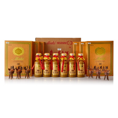 View full screen - View 1 of Lot 9226. 2020年產 30年貴州茅台酒 (原箱) Kweichow Moutai Aged 30 Years 2020 (6 BT50).