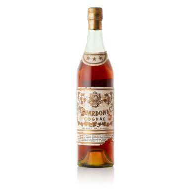 View full screen - View 1 of Lot 6791. M. Chardon 3 stars Cognac 40.0 abv NV (1 BT70).