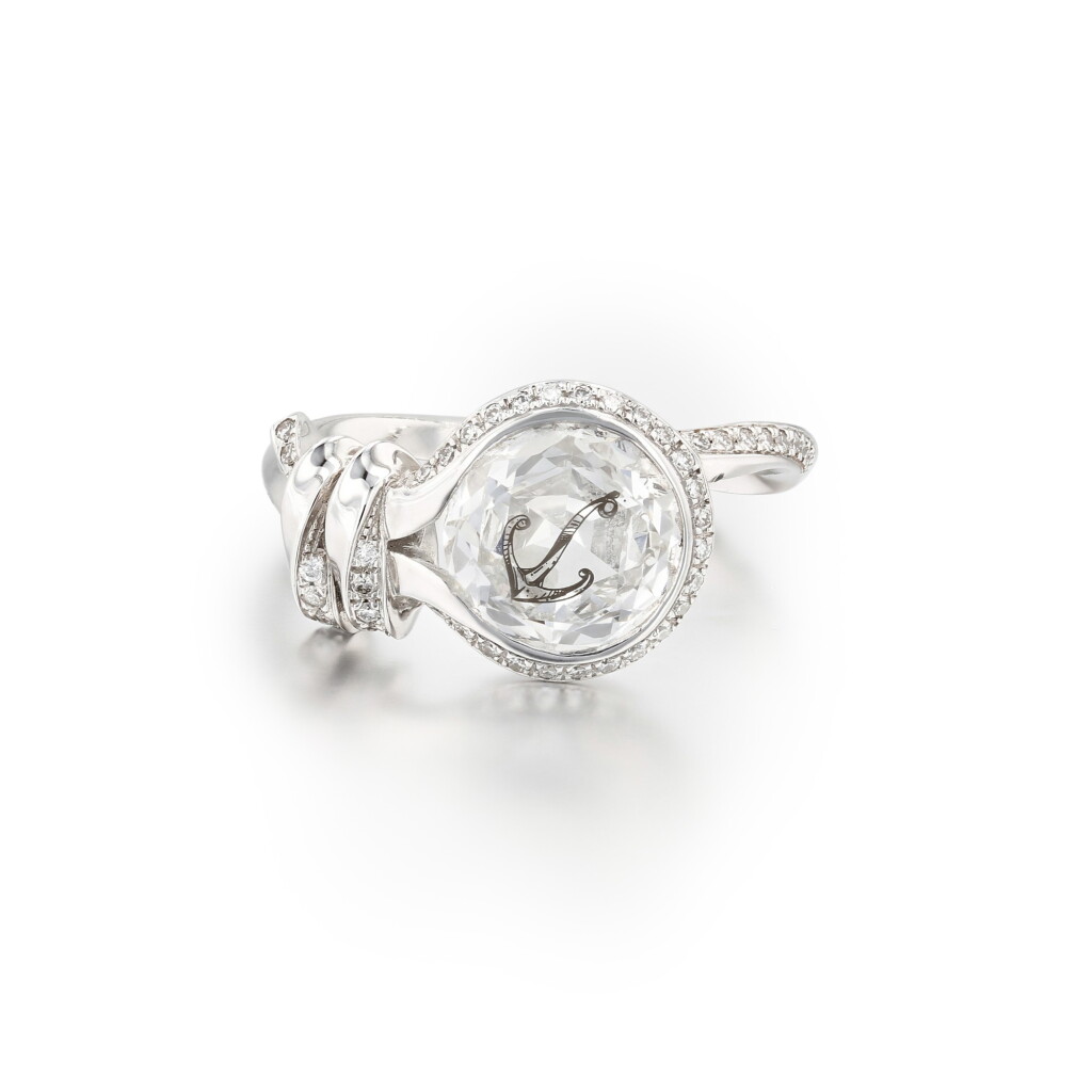 View full screen - View 1 of Lot 40. Lorenz Bäumer | Diamond ring, 'Tatouage', 2015 | Bague diamants, "Tatouage", 2015.