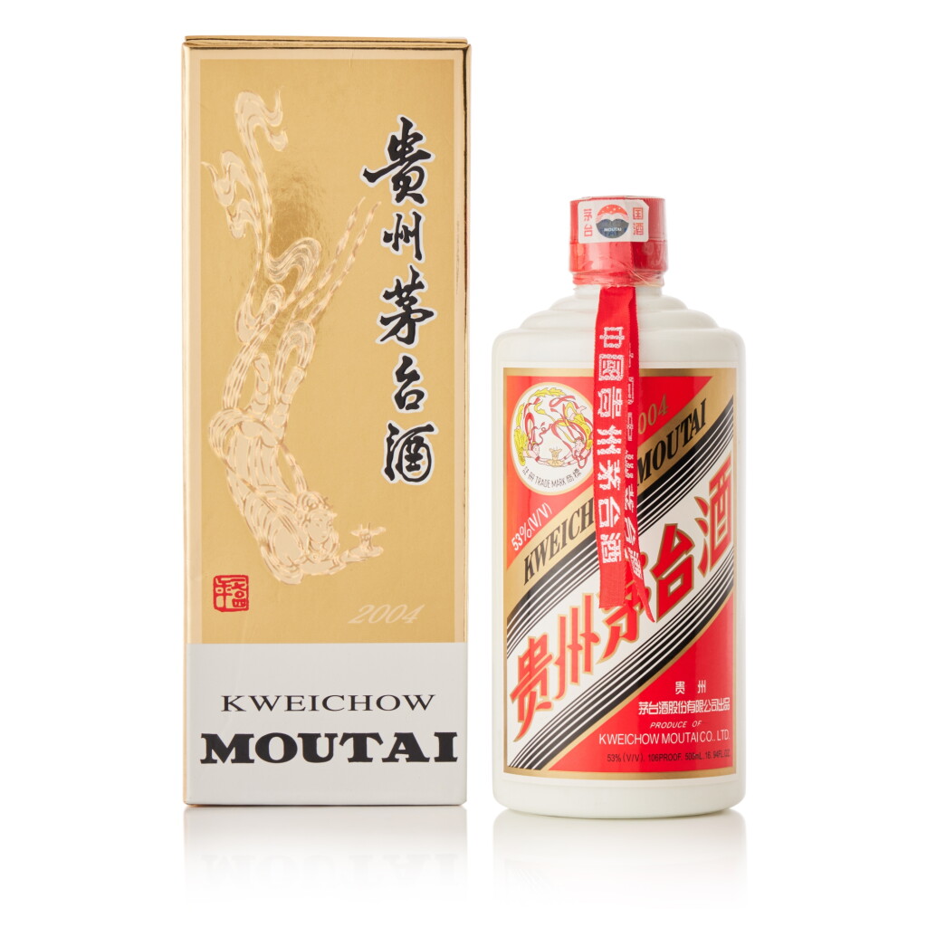 View full screen - View 1 of Lot 5111. 2004年產"飛天牌"貴州茅台酒 Kweichow Flying Fairy Moutai 2004 (1 BT50).