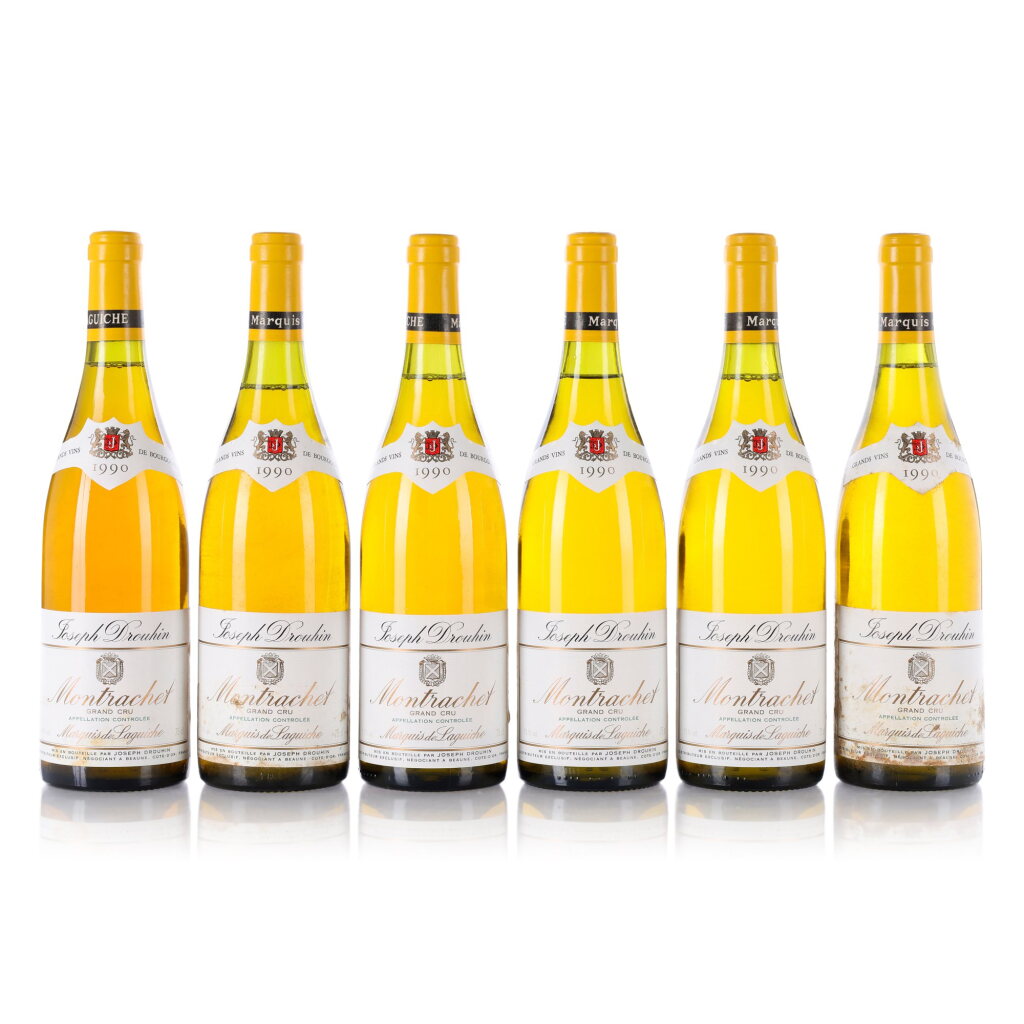 View full screen - View 1 of Lot 3240. Montrachet, Marquis de Laguiche 1990 Joseph Drouhin (12 BT).