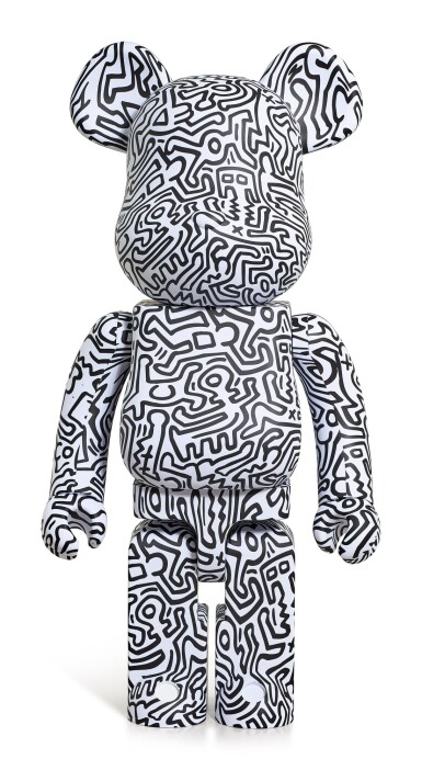 View full screen - View 1 of Lot 57. BE@RBRICK Keith Haring #4 1000% | BE@RBRICK 凱斯·哈林 #4 1000%.