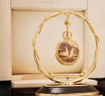 Reference 982/180J-001 Rare Handcrafts 175th Anniversary 'Lateen Sails' | A yellow gold open faced watch with power reserve indication and decorated with marquetry in wood of lateen sails, Circa 2016