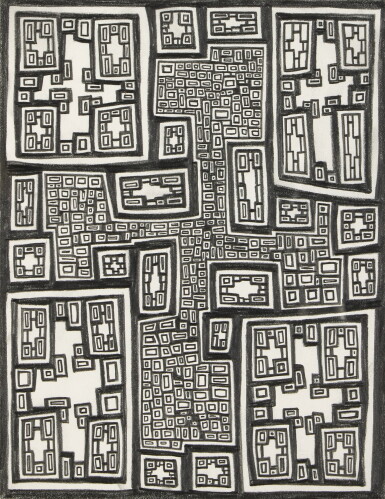 View full screen - View 1 of Lot 423. Corner drawing, second version.