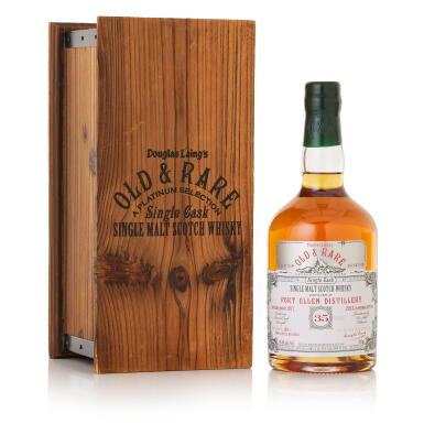 View full screen - View 1 of Lot 9531. Port Ellen Douglas Laing Old & Rare Platinum 35 Year Old 50.4 abv 1977 (1 BT70).