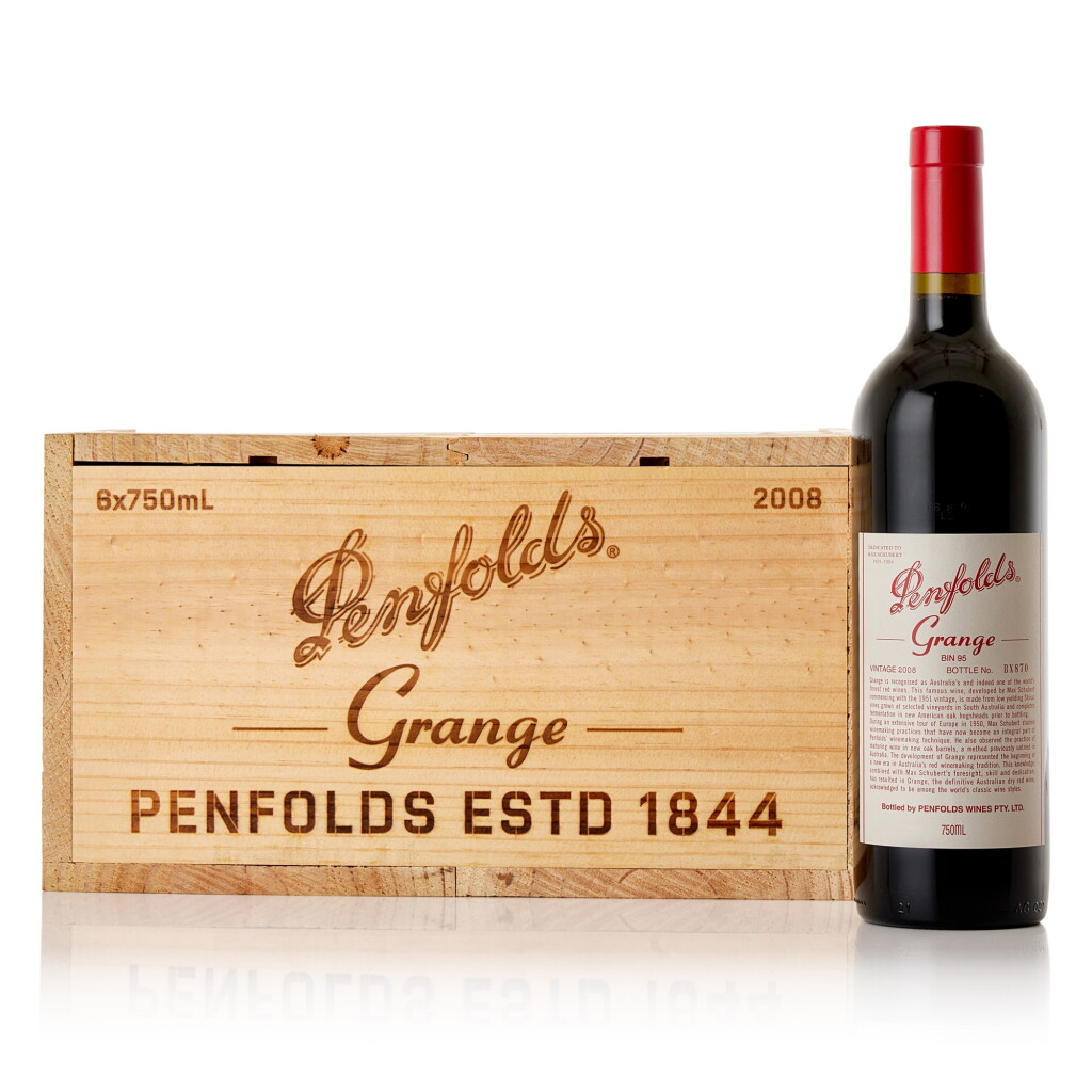 View full screen - View 1 of Lot 6148. Penfolds Grange 2008 (12 BT).