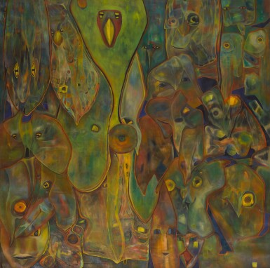 View full screen - View 1 of Lot 76. Untitled (Mask Series).