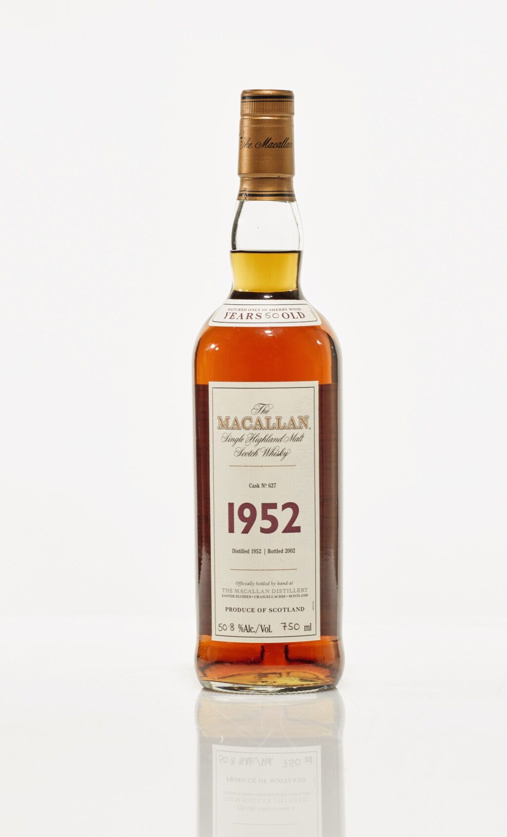 View full screen - View 1 of Lot 9. The Macallan Fine & Rare 50 Year Old 50.8 abv 1952 (1 BT75cl).