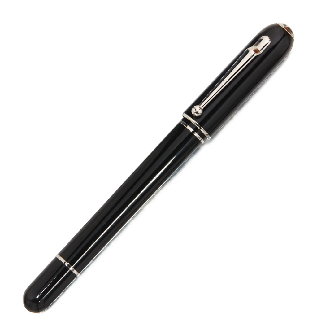View full screen - View 1 of Lot 150. DUNHILL | A PALLADIUM PLATED SIDECAR ROLLERBALL PEN, CIRCA 2000.