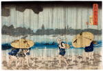 Utagawa Kuniyoshi (1797-1861) | View of Onmaya Embankment in the Eastern Capital (Toto Onmaya-gashi no zu) | Edo period, 19th century