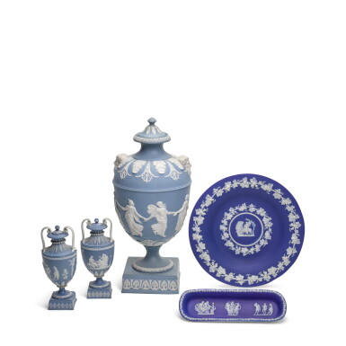View full screen - View 1 of Lot 129. A miscellaneous collection of Wedgwood Jasperware, various dates, 19th century.