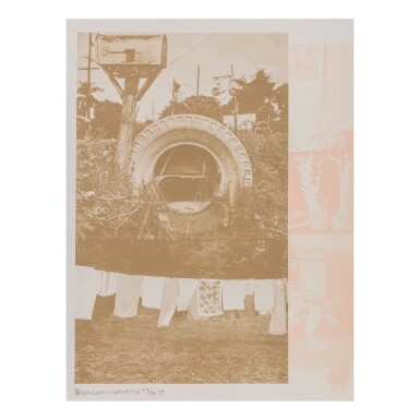 View full screen - View 1 of Lot 255. ROBERT RAUSCHENBERG | ROOKERY MOUNDS - MUD DAUBER.