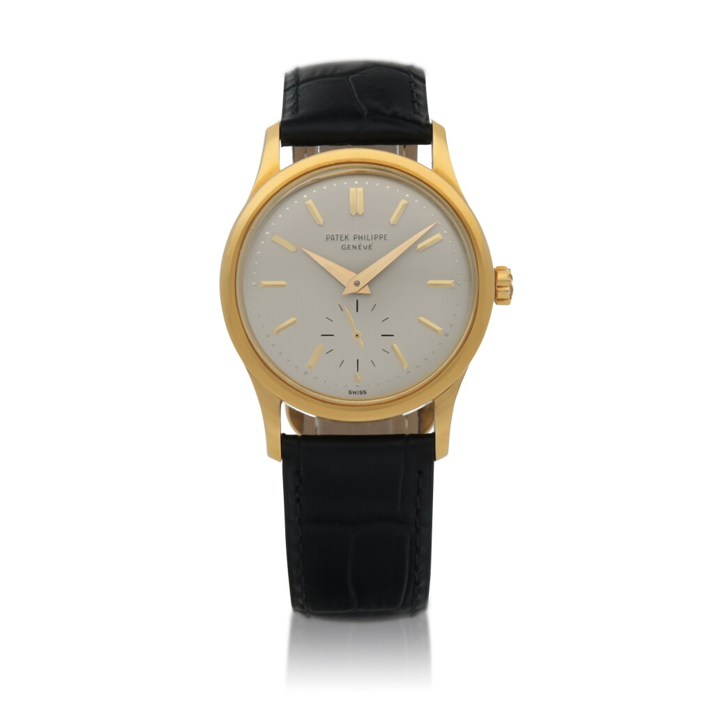 View full screen - View 1 of Lot 82. Ref. 3403 Yellow gold wristwatch Made in 1958 | 百達翡麗 3403型號黃金腕錶,1958年製.