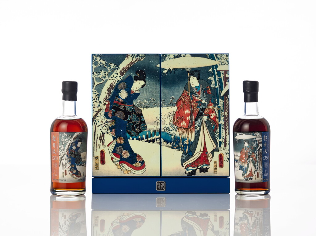 View full screen - View 1 of Lot 5455. 輕井澤 Karuizawa 35 Year Old Cask #4322 and #7427 "Snow Scenes" 1981 (1 BT70).