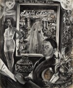 Autoportrait pour une affiche de la galerie Chéron
