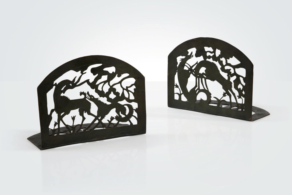 View full screen - View 1 of Lot 445. Pair of Bookends.