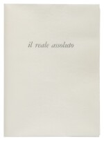 IL REALE ASSOLUTO. MILAN: GALLERIA SCHWARZ, (1964)