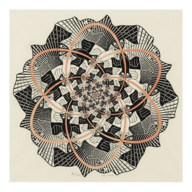 View full screen - View 1 of Lot 99. M. C. ESCHER | PATH OF LIFE III (B./K./L./W. 445).