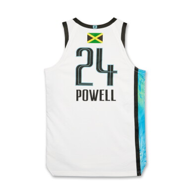 View full screen - View 1 of Lot 41. Norman Powell 2026 NBA All-Star Game Media Day Jersey | All-Star Debut | Jamaican Flag Patch.