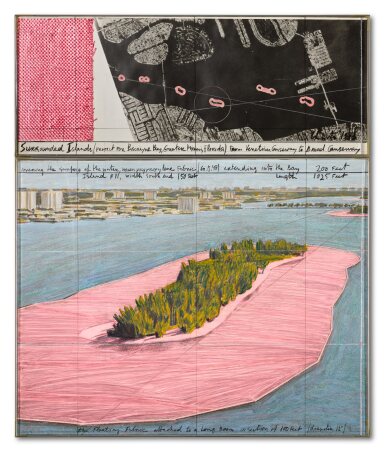 View full screen - View 1 of Lot 375. Surrounded Islands (Project for Biscayne Bay, Greater Miami, Florida).