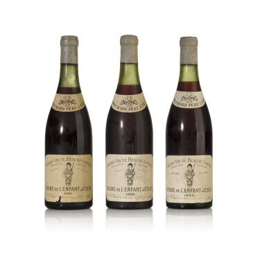 View full screen - View 1 of Lot 192. Beaune Grèves, Vigne de l'Enfant Jésus Bouchard Père et Fils "Vertical" (3 BT).