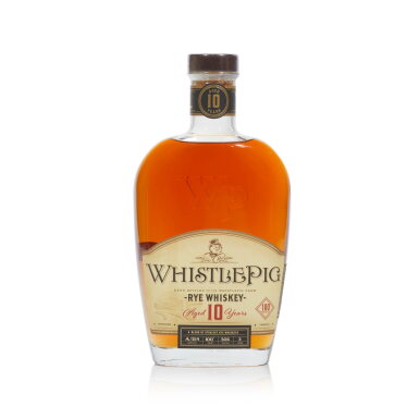 View full screen - View 1 of Lot 489. WhistlePig Rye 10 Year Old 100 proof NV (1 BT300).