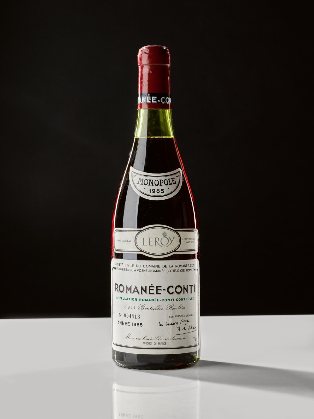 View full screen - View 1 of Lot 262. Romanée Conti 1985 Domaine de la Romanée-Conti (1 BT).