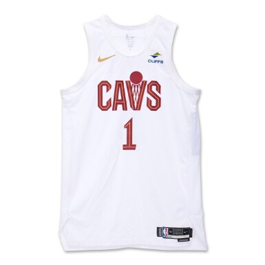 View full screen - View 1 of Lot 77. Max Strus Cleveland Cavaliers 2023-2024 Game Worn Association Edition Jersey.