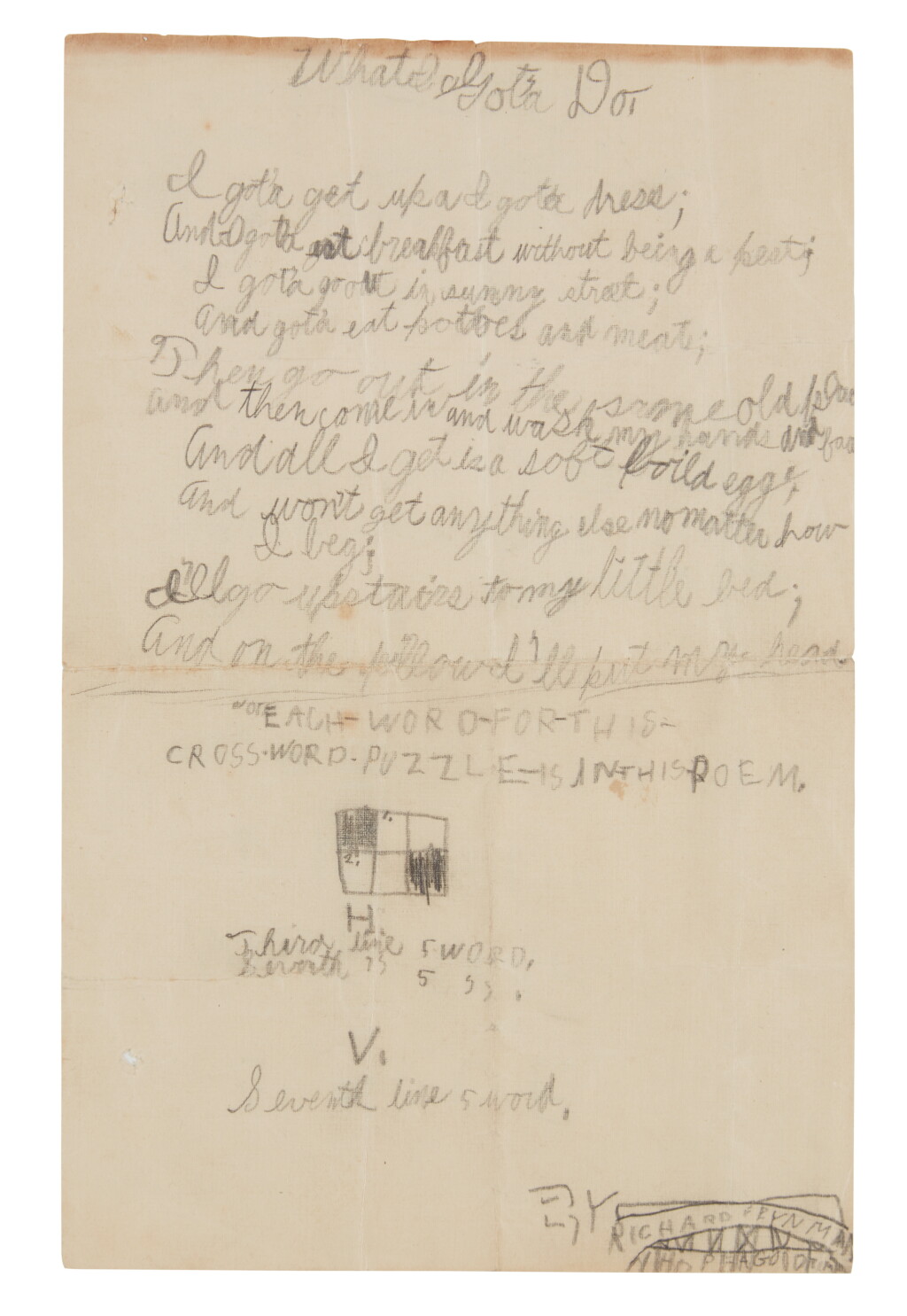 View full screen - View 1 of Lot 6. Feynman, Richard P. .