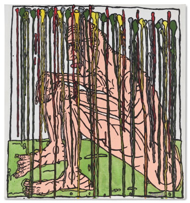 View full screen - View 1 of Lot 142. Un repos bien mérité avec questions posées dans la tête.