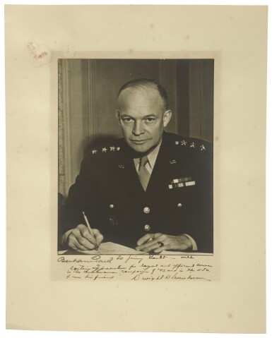View full screen - View 1 of Lot 2183. Eisenhower, Dwight D. A large archive of correspondence and other materials between Eisenhower and Sir James Gault.