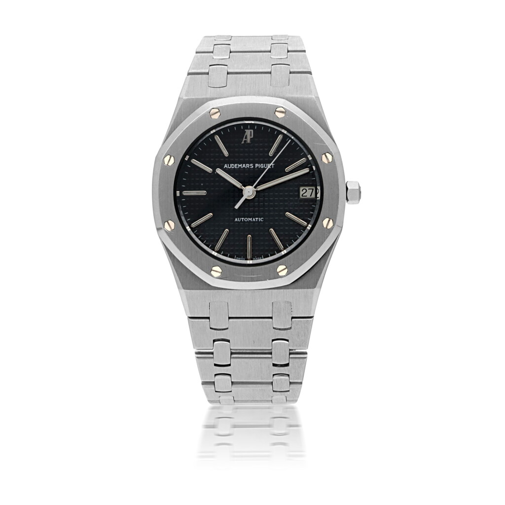 View full screen - View 1 of Lot 75. AUDEMARS PIGUET | ROYAL OAK, ROYAL OAK, REF 4100ST STAINLESS STEEL WRISTWATCH WITH DATE AND BRACELET, CIRCA 1980.