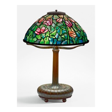 View full screen - View 1 of Lot 1. TIFFANY STUDIOS | "TULIP" TABLE LAMP.