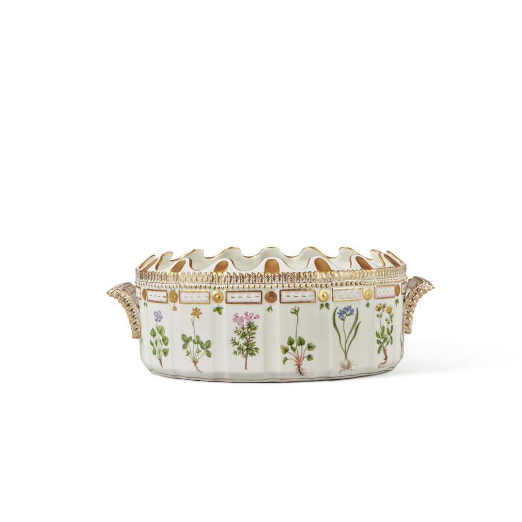 View full screen - View 1 of Lot 1161. A Royal Copenhagen ‘Flora Danica’ Monteith, Modern.