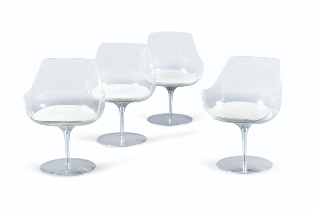 View full screen - View 1 of Lot 564. Four Champagne armchairs, 1968.
