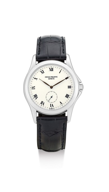 View full screen - View 1 of Lot 38. PATEK PHILIPPE | REFERENCE 5115, A WHITE GOLD WRISTWATCH WITH ENAMEL DIAL, MADE IN 2005.
