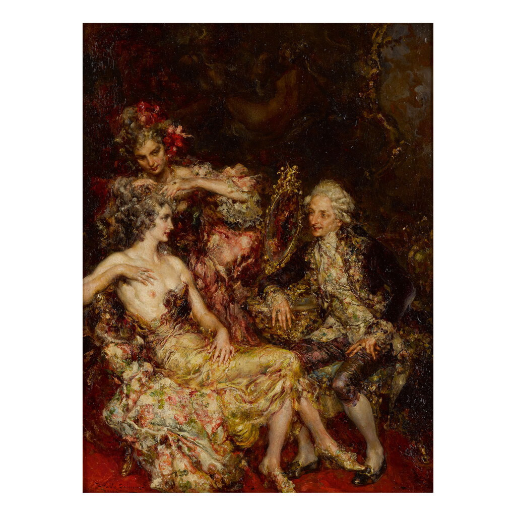 View full screen - View 1 of Lot 59. JUAN PABLO SALINAS | CONVERSATION IN THE BOUDOIR .