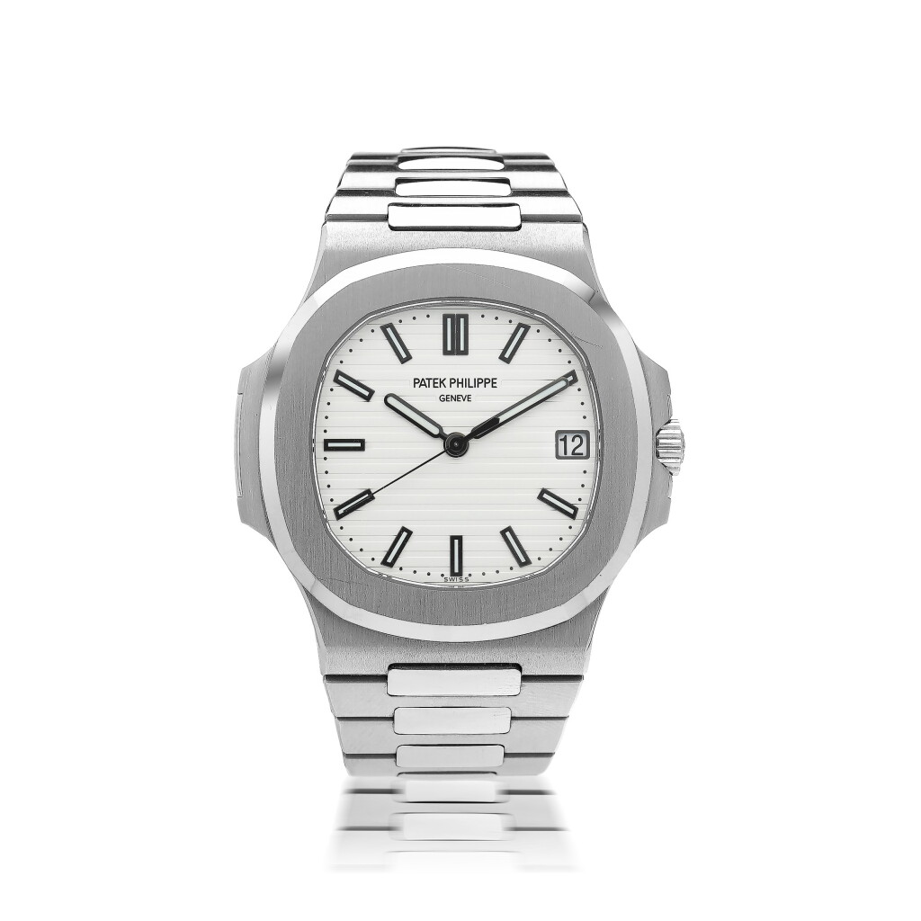 View full screen - View 1 of Lot 7. PATEK PHILIPPE | REFERENCE 5711 NAUTILUS A STAINLESS STEEL AUTOMATIC WRISTWATCH WITH DATE, CIRCA 2017.