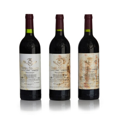 View full screen - View 1 of Lot 300. Vega Sicilia 'Unico' 1989 (6 BT).