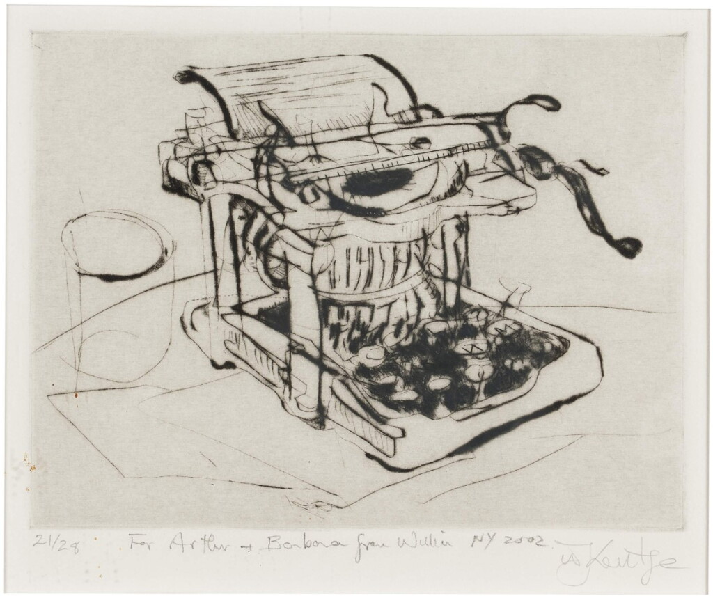View full screen - View 1 of Lot 958. Drypoint Typewriter.