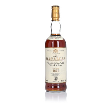 View full screen - View 1 of Lot 1010. The Macallan 18 Year Old Opimian Society 43.0 abv 1971 (1 bt 75cl).