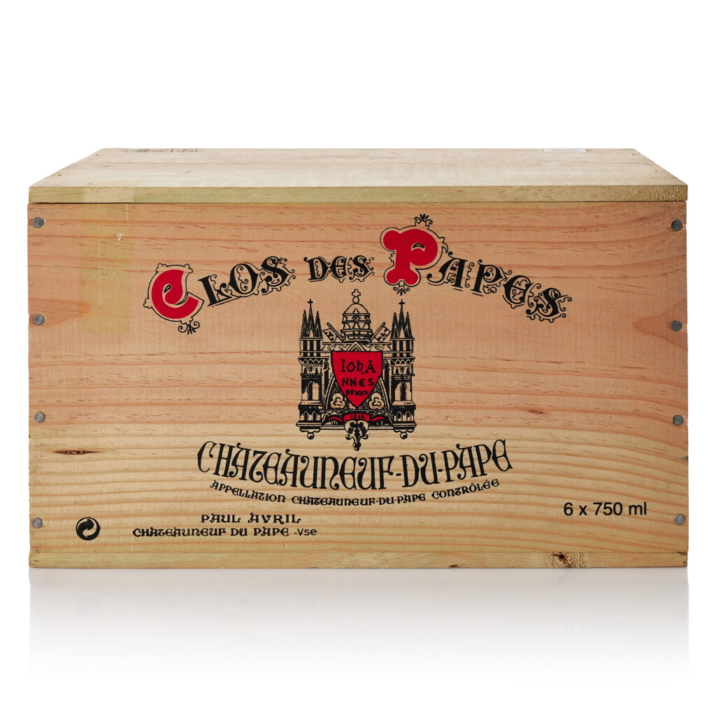 View full screen - View 1 of Lot 7434. Châteauneuf du Pape, Clos des Papes 2007 Paul Avril (6 BT).