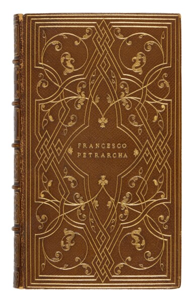 View full screen - View 1 of Lot 1291. Petrarca, Le cose volgari di messer Francesco Petrarcha, Venice, Aldo Manuzio, July 1501, nineteenth-century brown English morocco (Rivière).
