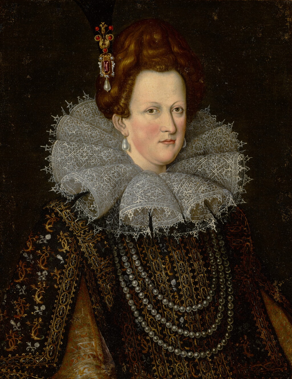 View full screen - View 1 of Lot 22. Portrait of Maria de' Medici, half-length.