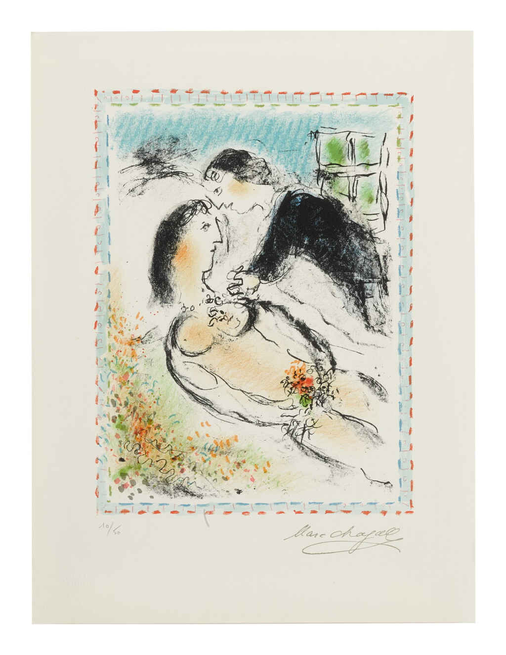 View full screen - View 1 of Lot 57. MARC CHAGALL | REST (M. 1037).