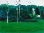 Wu Guanzhong 吳冠中 | Kites Over the Park 公園裡的風箏