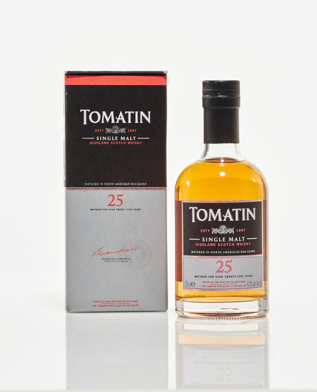 View full screen - View 1 of Lot 25. Tomatin 1988 25 Year Old 43.0 abv NV (1 HB35cl).