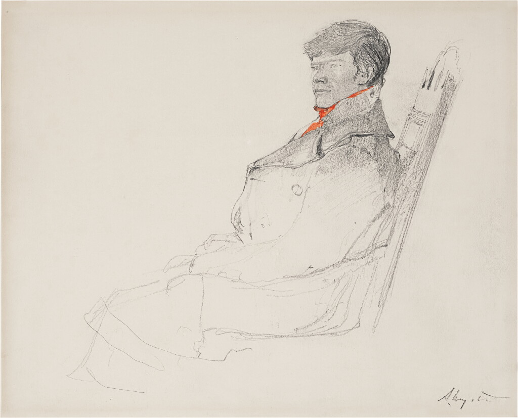 View full screen - View 1 of Lot 548. John Lynch (Study for Buzzard’s Glory).