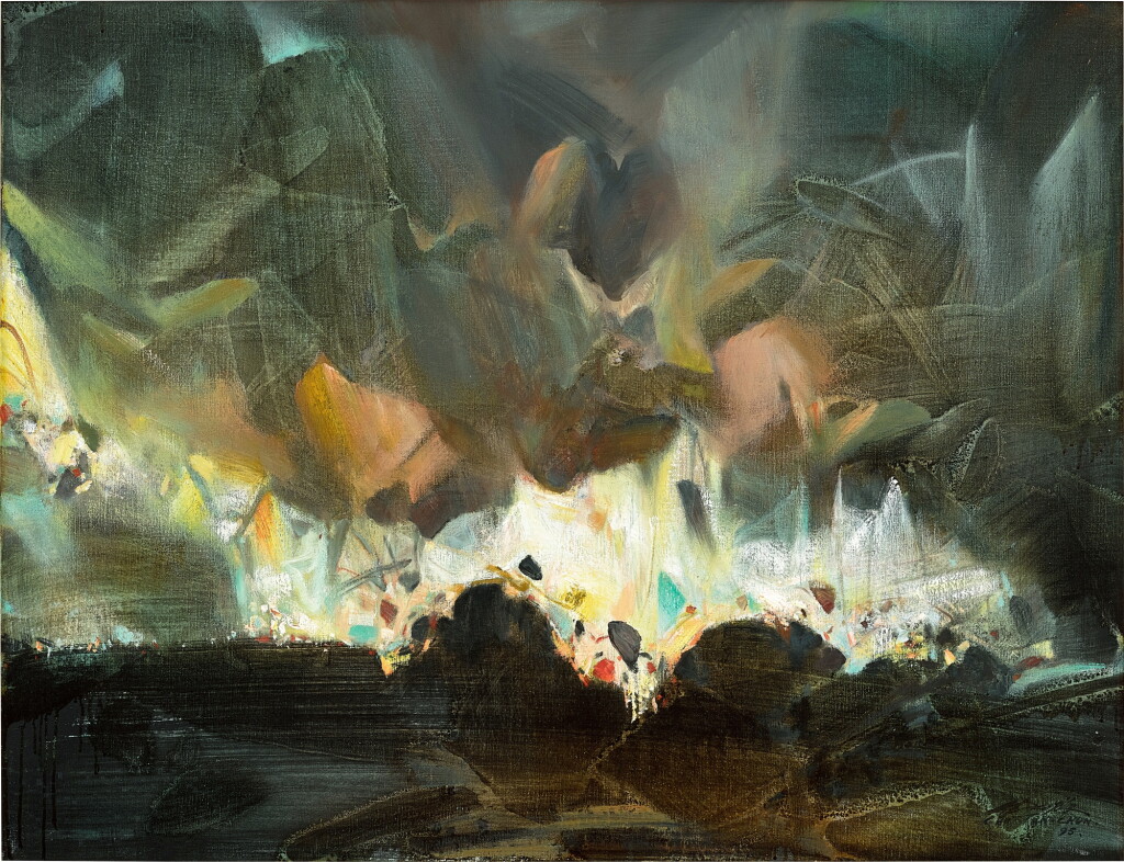 View full screen - View 1 of Lot 241. Chu Teh-Chun 朱德群 | Géométries de rêve 夢幻幾何.