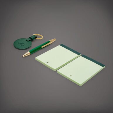 View full screen - View 1 of Lot 8711. A set of ballpoint pen, two memo pads and keychain, Circa 2015 | 勞力士 | 一套圓珠筆、兩本備忘錄及鑰匙扣,約2015年製.